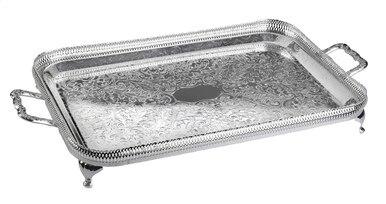 Oblong Gallery Tray/Handles/Legs