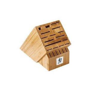 Shun 22-Slot Bamboo Knife Block