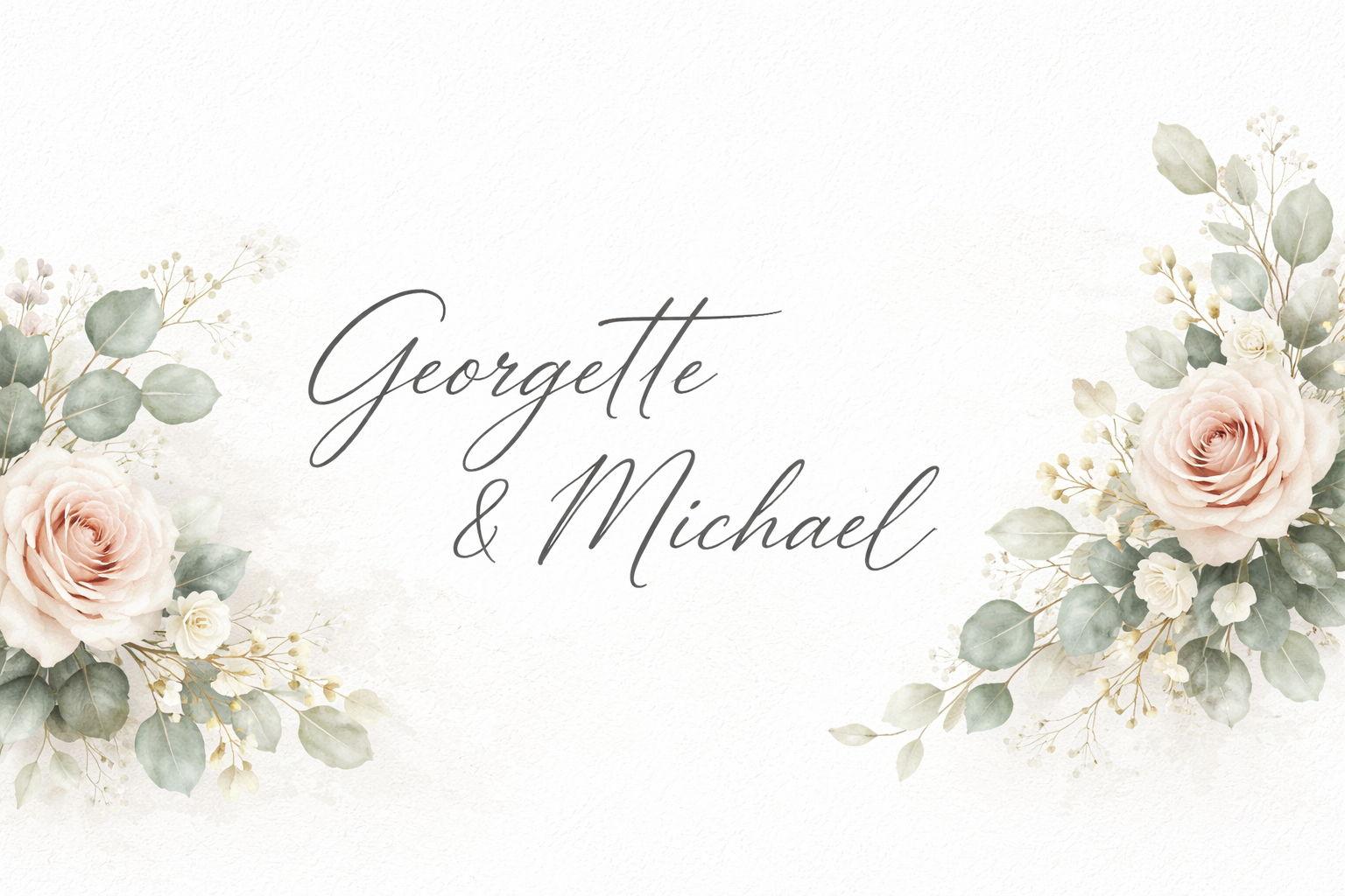 The Wedding Website of Georgette Brunson and Michael Jefferson