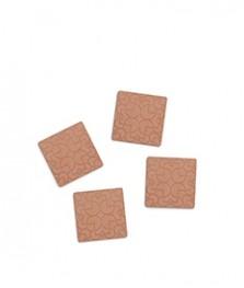 Set of 4 Leather Coasters in Arcade