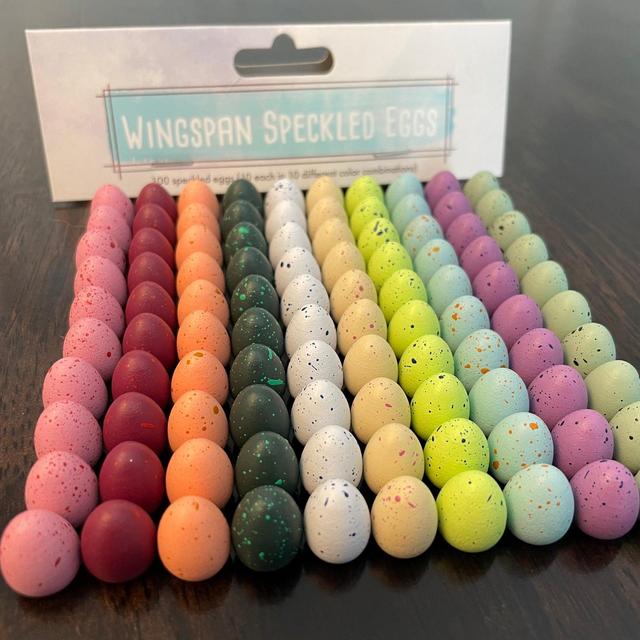 100 Speckled Eggs for Wingspan
