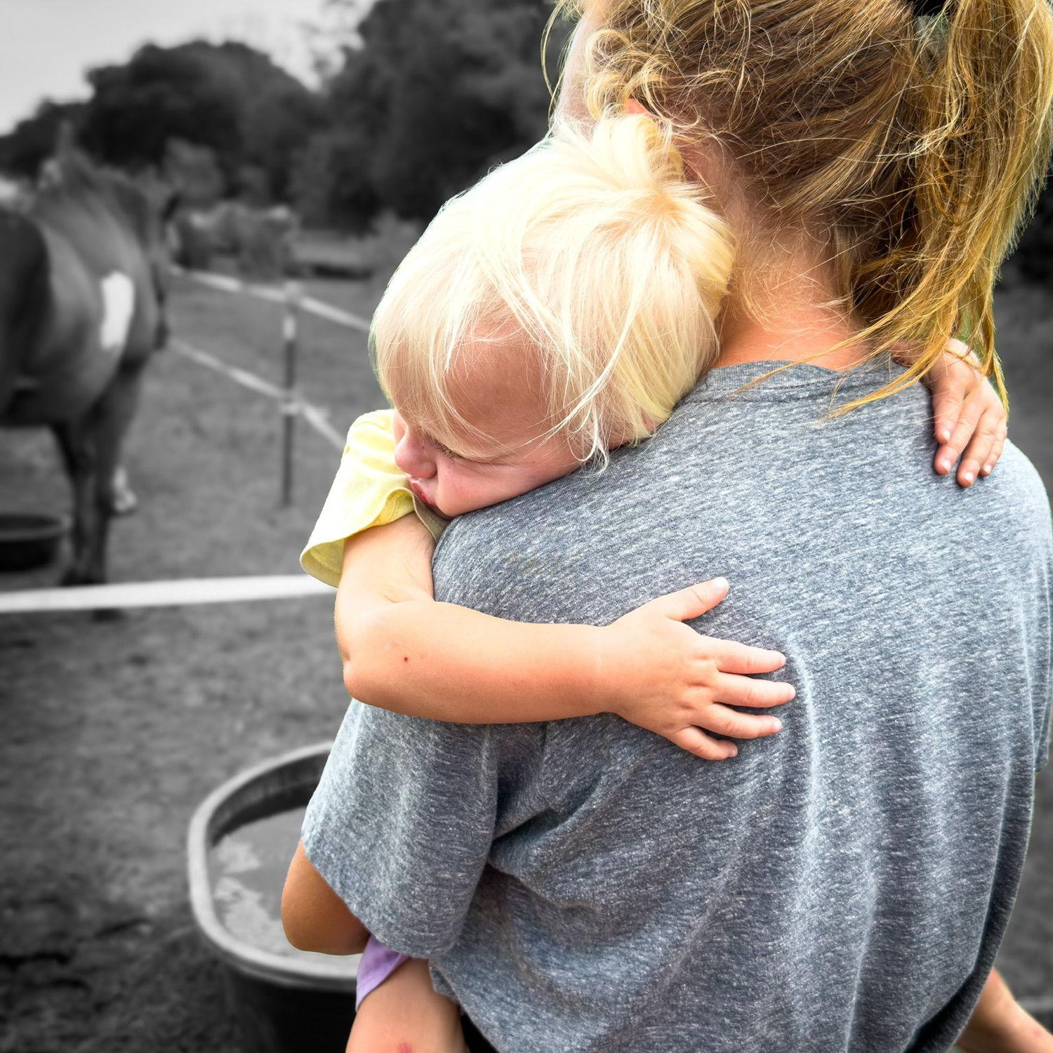 Momma's girl.