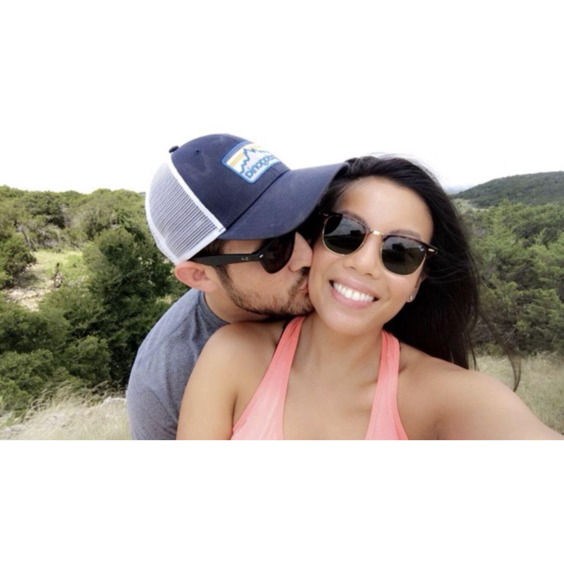 Our first photo together.