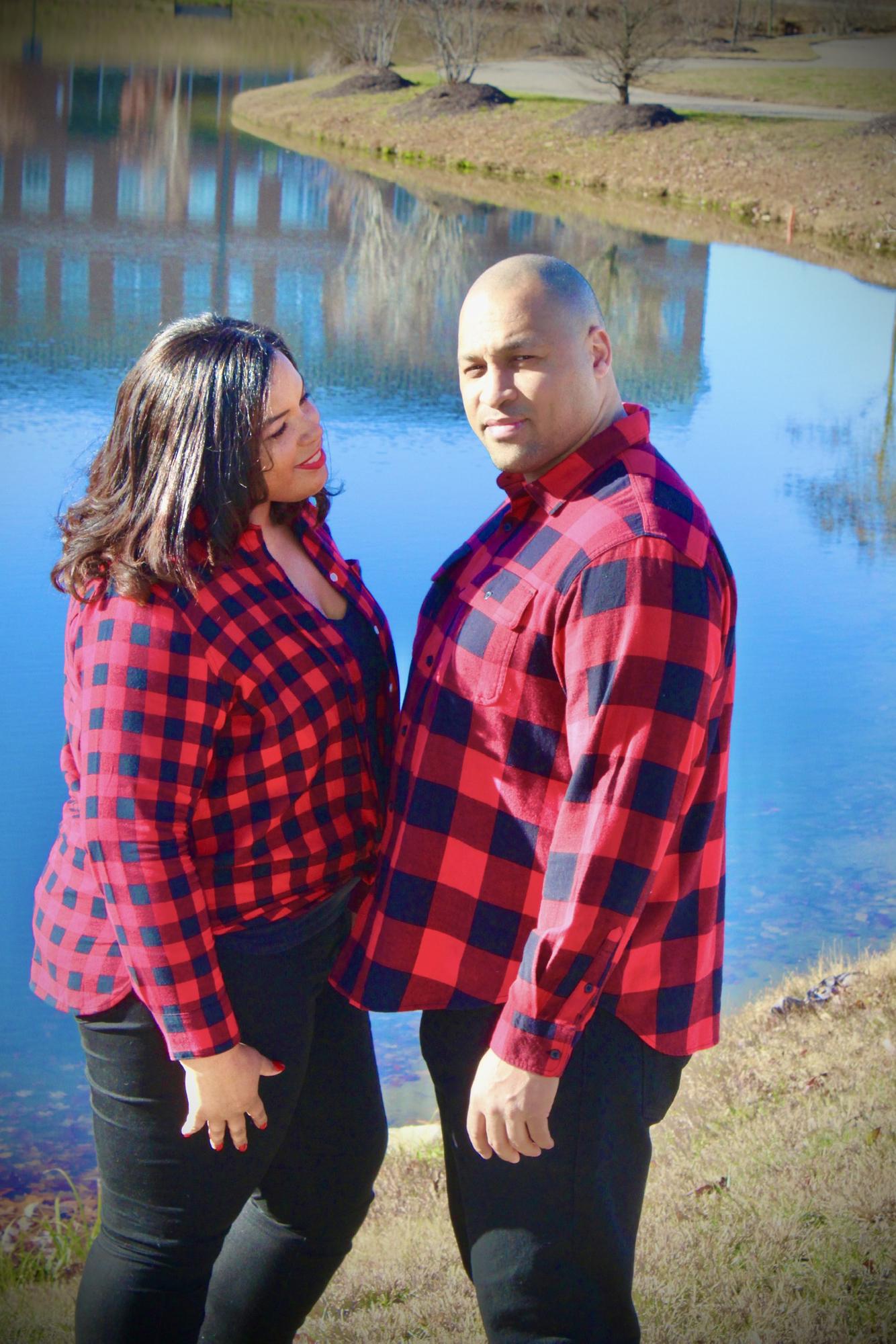First holiday card photo shoot