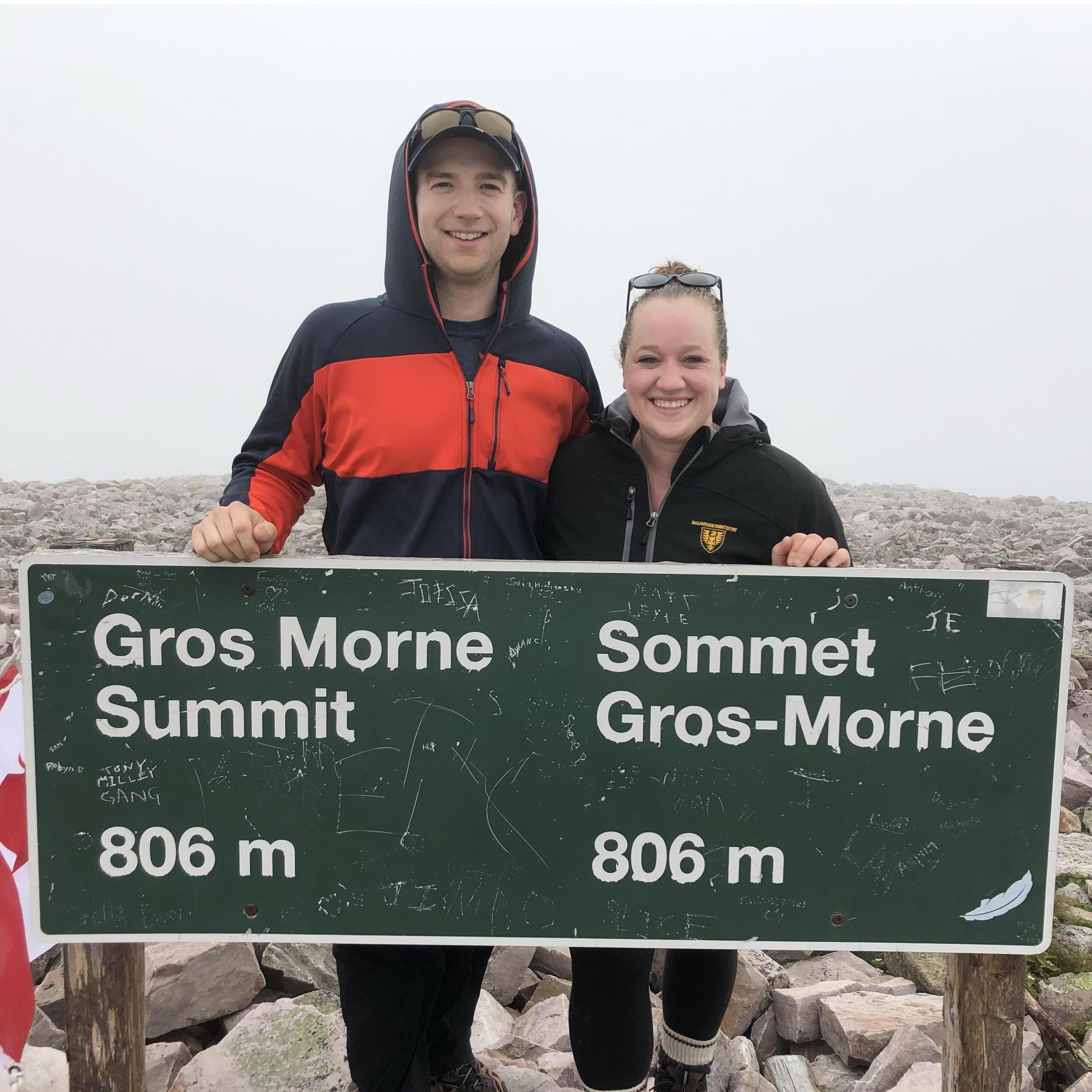 We made it to the top of Gros Morne Mountain together!