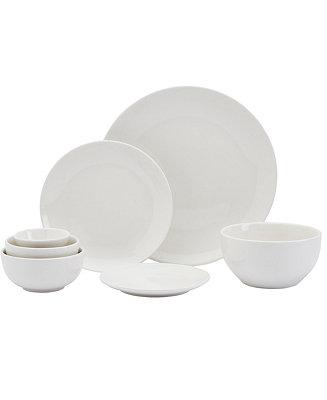 Tabletops Unlimited Inspiration by Denmark Round Coupe 42pc Dinnerware Set, Serve for 6