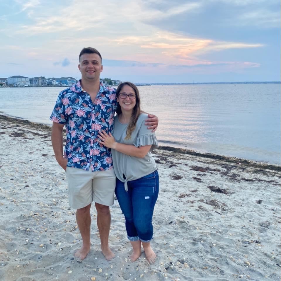 The night he popped the question!
