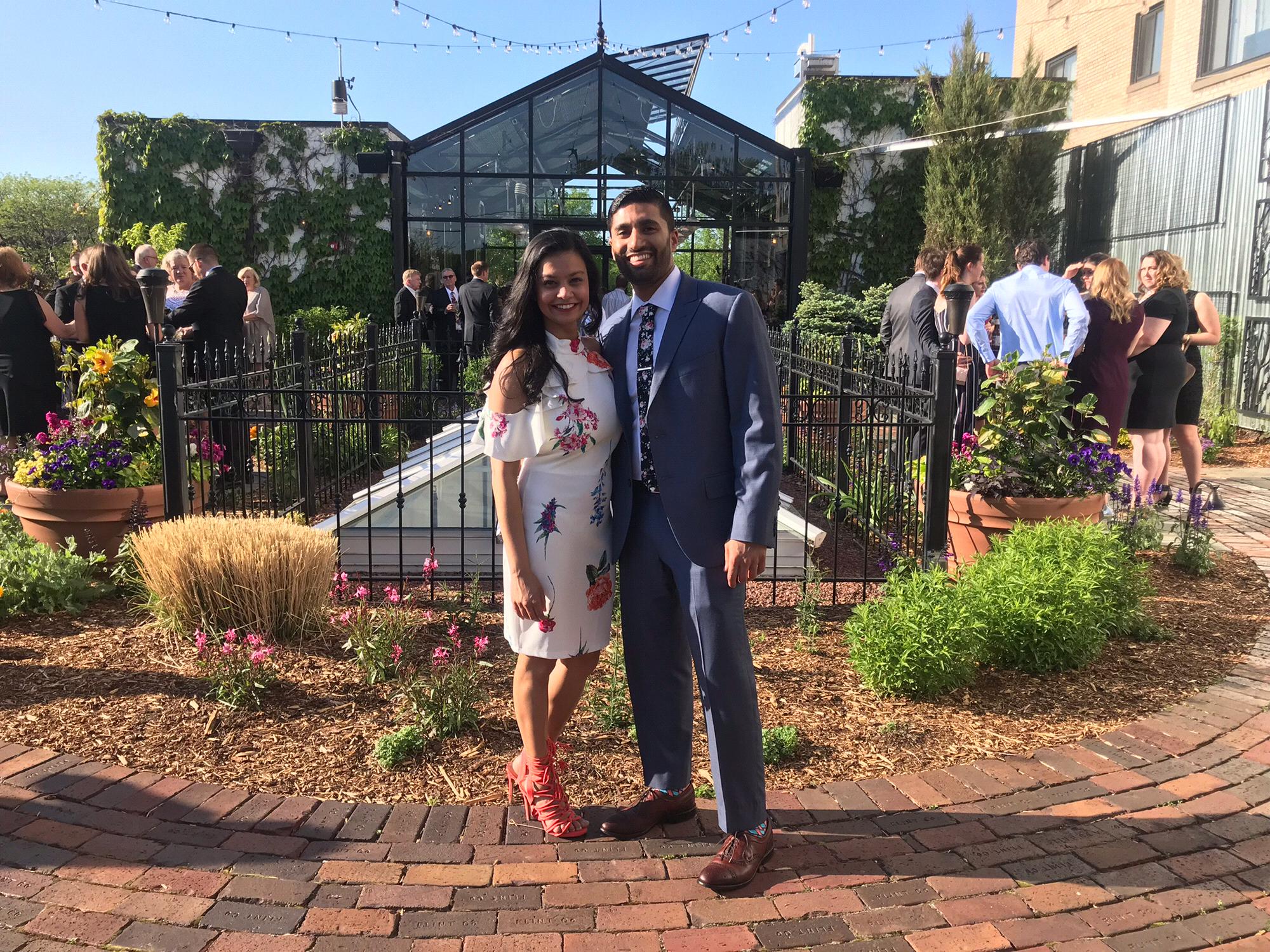 At the beautiful wedding of Khushboo’s birthday buddy and architecture friend Mike and her non architecture friend and bridesmaid Michaela on her birthday.