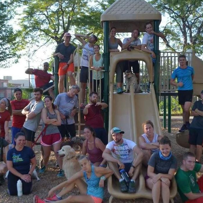 Our very first photo together, taken in July 2017 (2 days after Kristen moved to Denver and 4 years before we met).