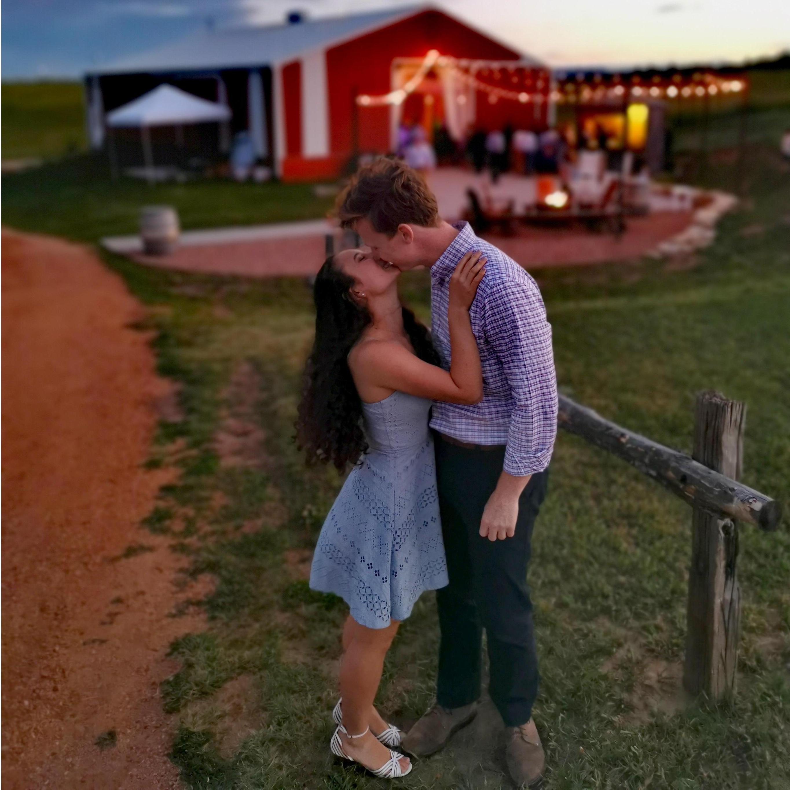 At my sister's wedding in Colorado Springs, Colorado