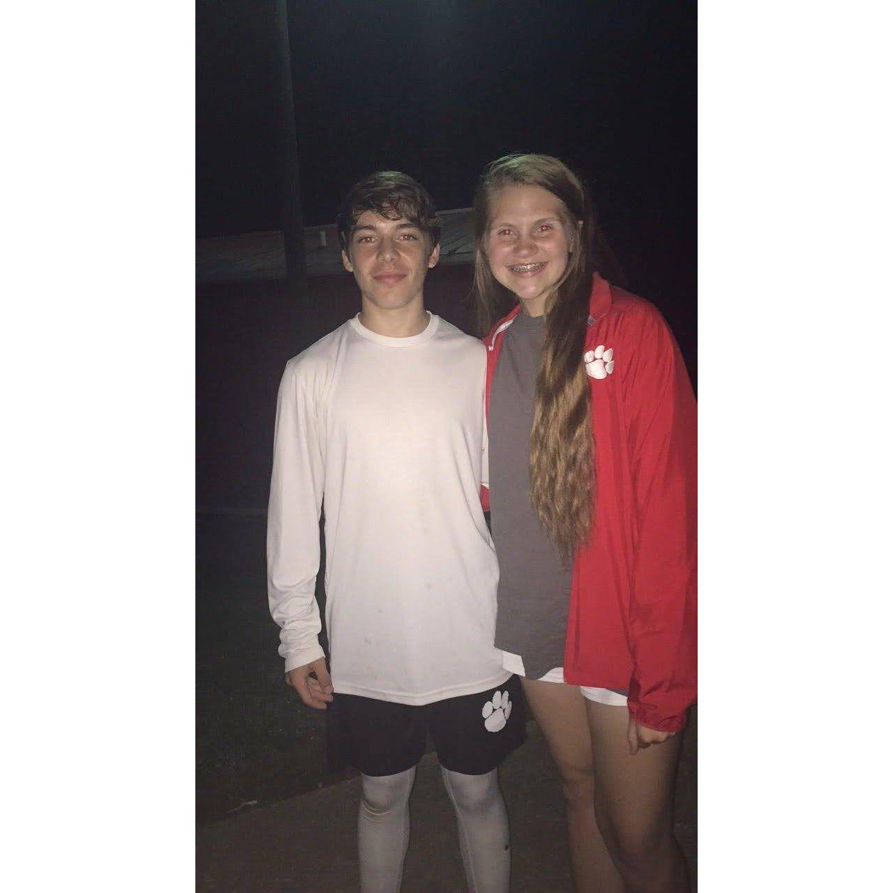 This is the first picture we ever took together! - September 22nd, 2017