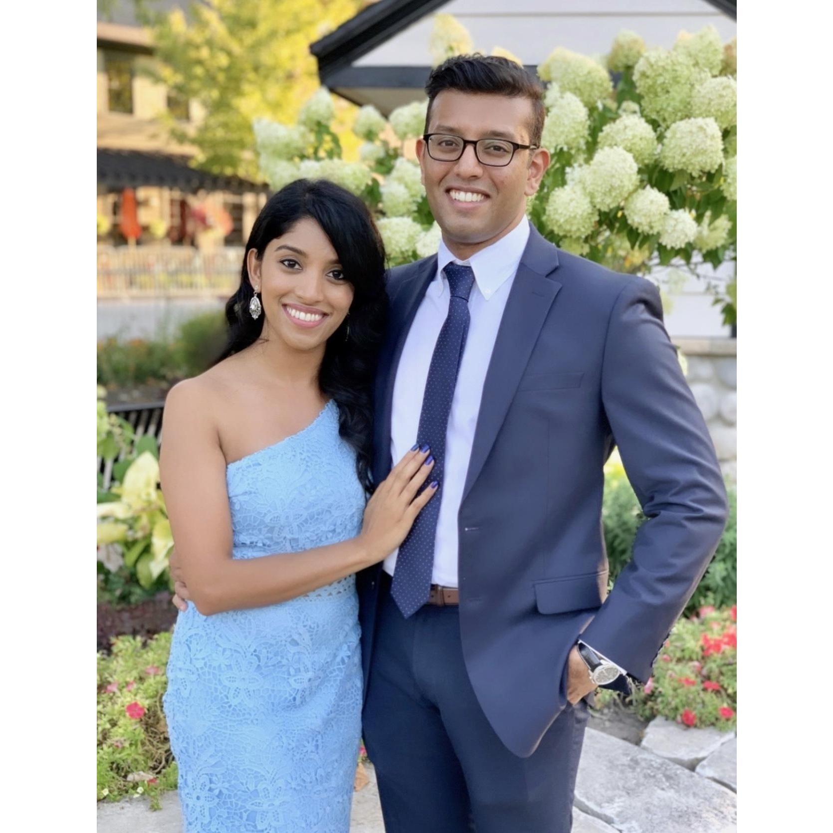 First of many weddings together