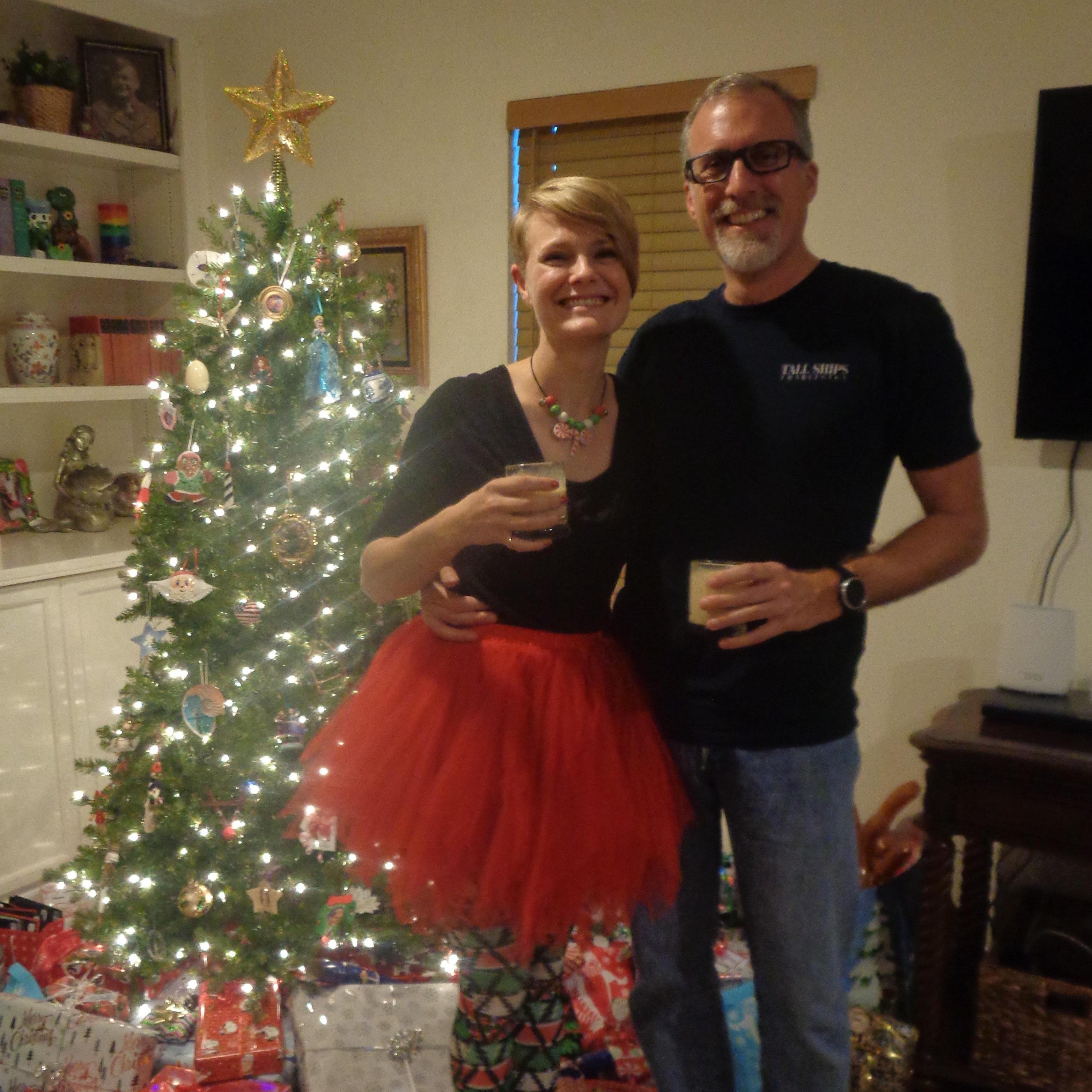 Christmas Eve 2019! Happy to be together and toasting the moment with scrumptious egg nog.