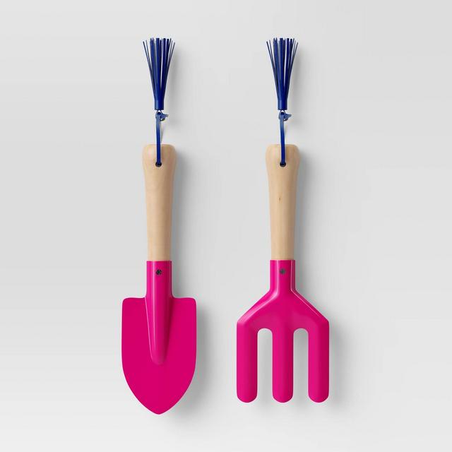 Kid's Garden Tool Set - Pink - Sun Squad™