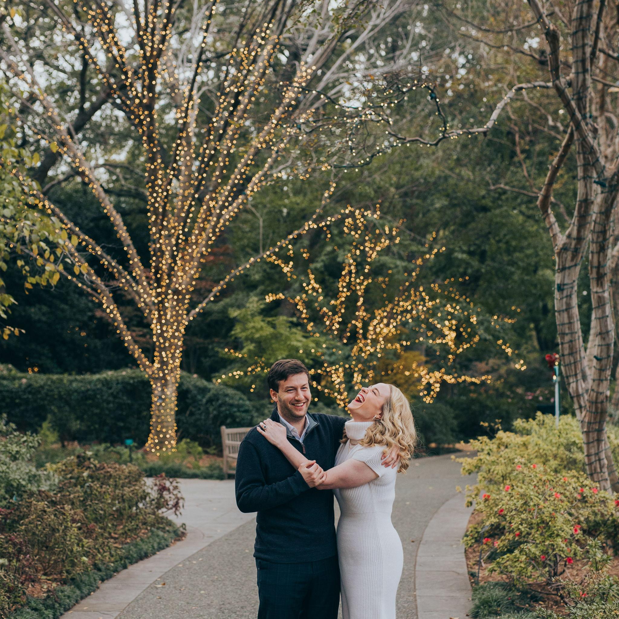 Engagement Session at the Arboretum