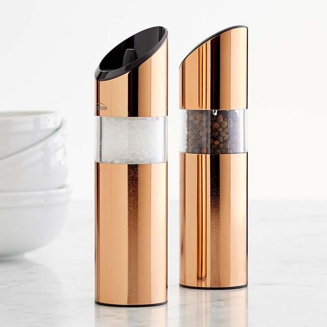 Trudeau Graviti Salt and Pepper Set:Copper RTL only