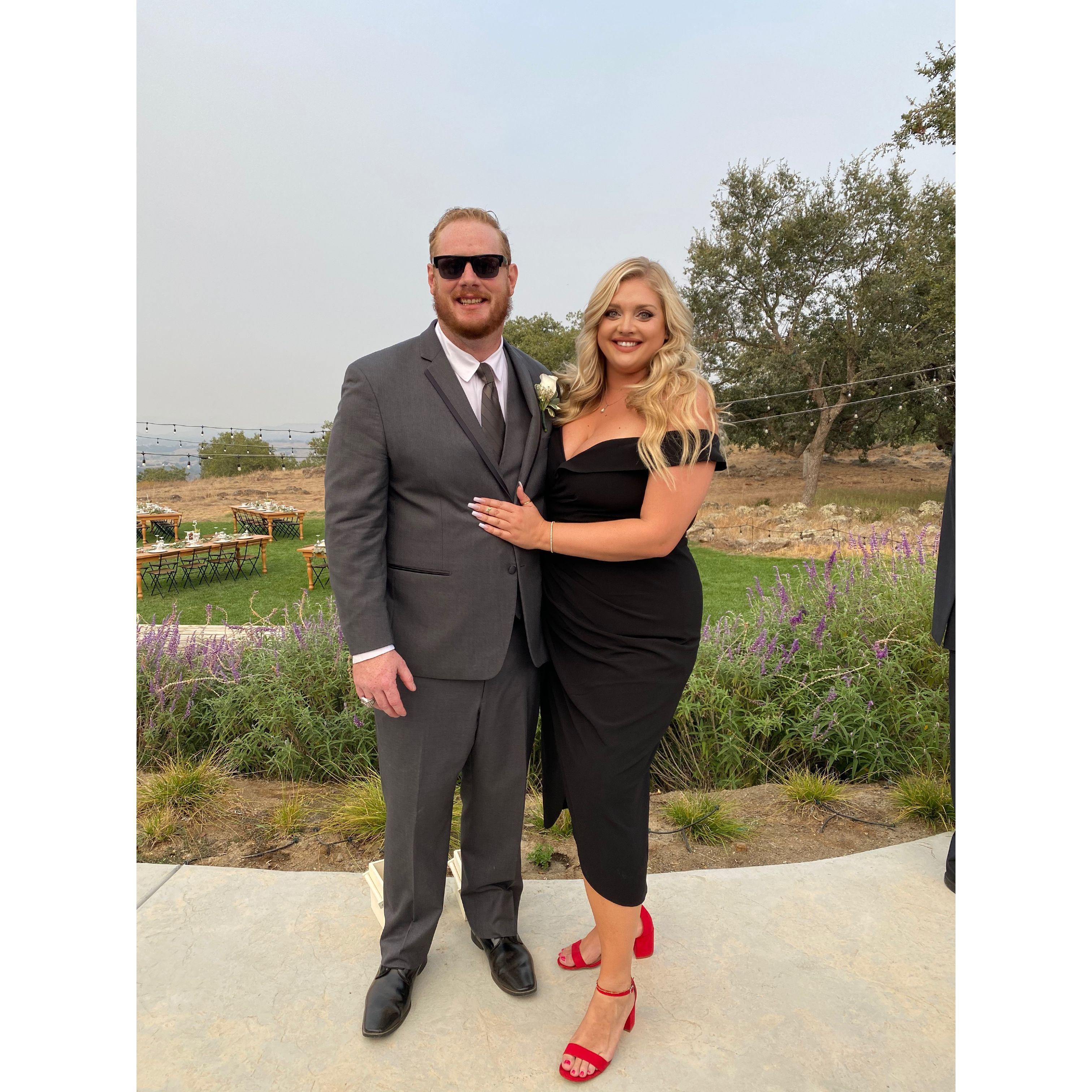 SEPTEMBER 12, 2020 - 
The very first Wedding they went together, not realizing how many more weddings they will attend...