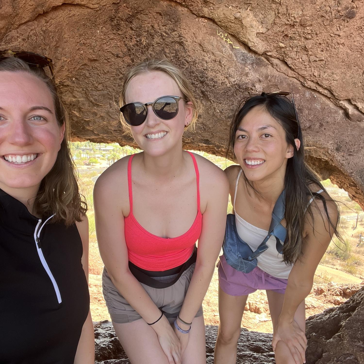 Our trip to Arizona! Brook (Bridesmaid) and Eliza (Maid of Honor)
