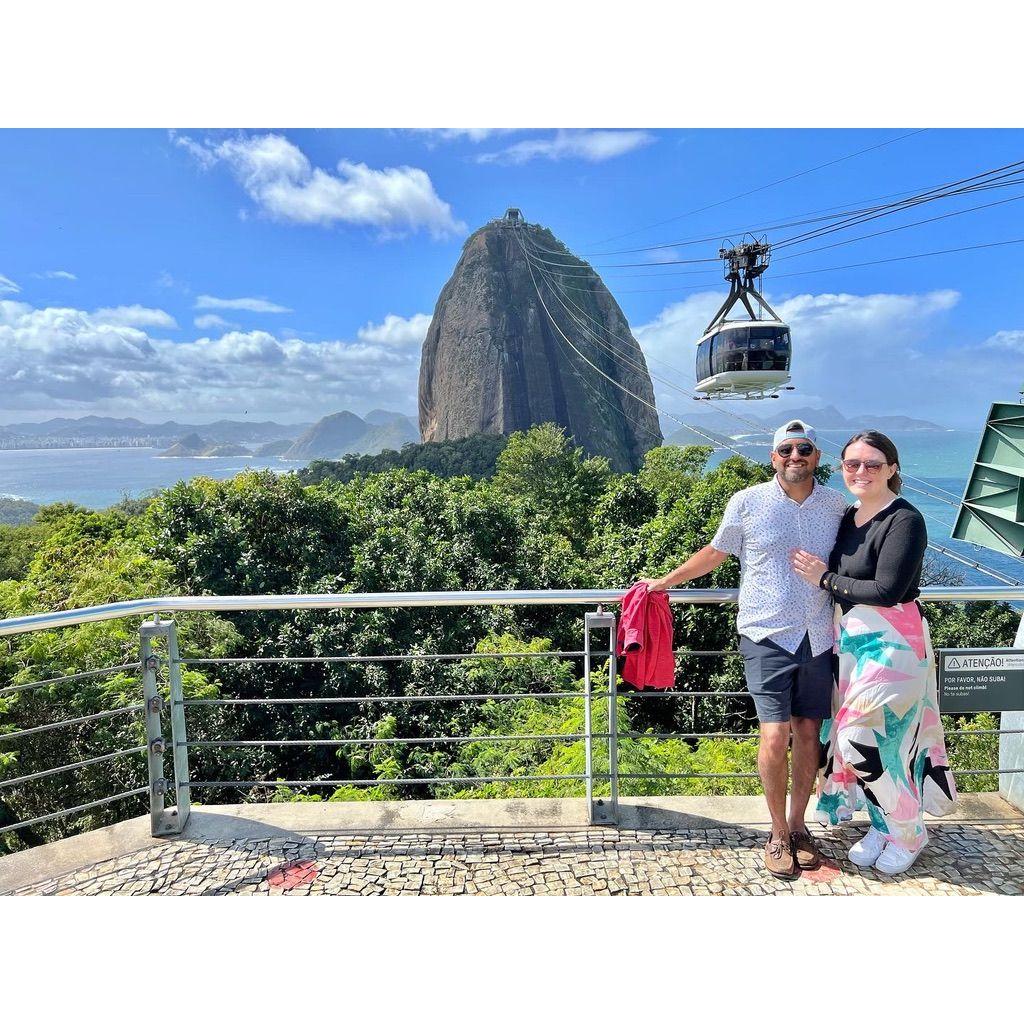 Amanda's first trip to Rio!