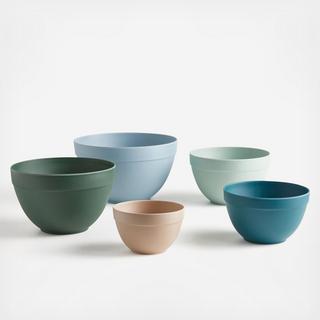 Bamboo 5-Piece Mixing Bowls