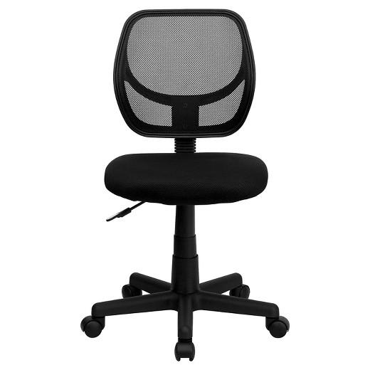 Low Back Black Mesh Swivel Task Chair - Belnick