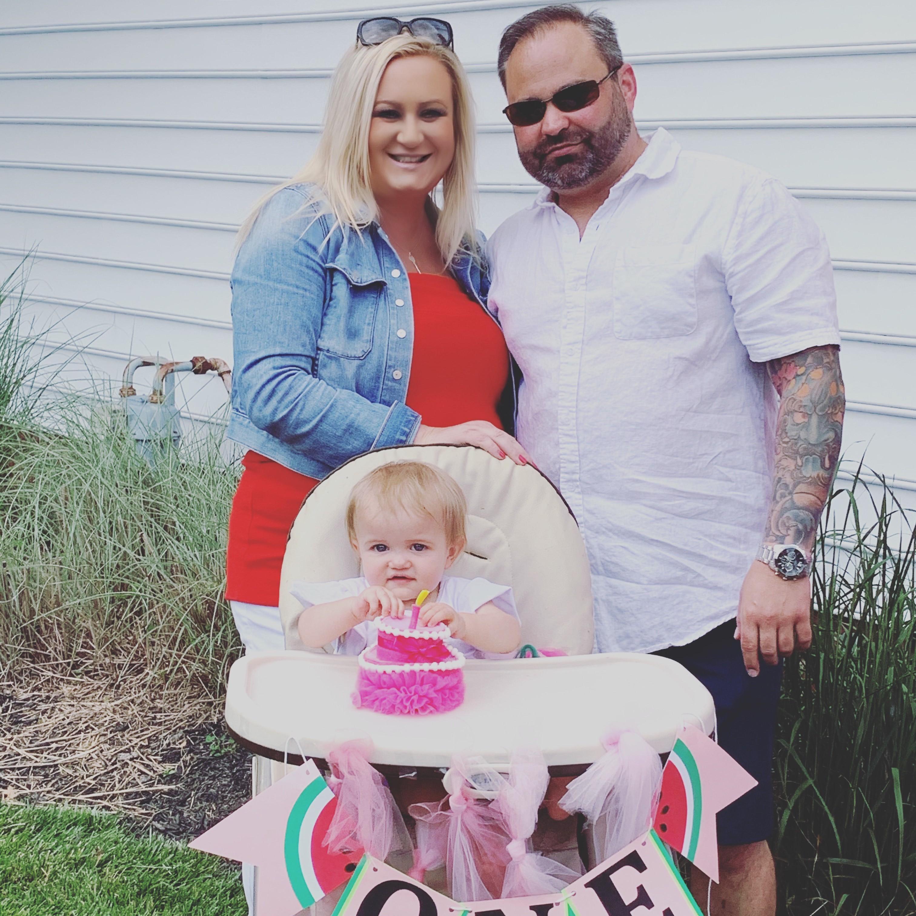 Kylee's 1st birthday  PS Baby not stolen, she's our niece!