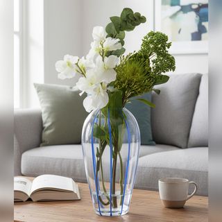 Linea Blue Vase