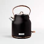 Haden Black and Copper Heritage Electric Kettle
