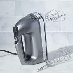KitchenAid 9-Speed Digital Hand Mixer with Turbo Beater II Accessories and  Pro Whisk - Contour Silver