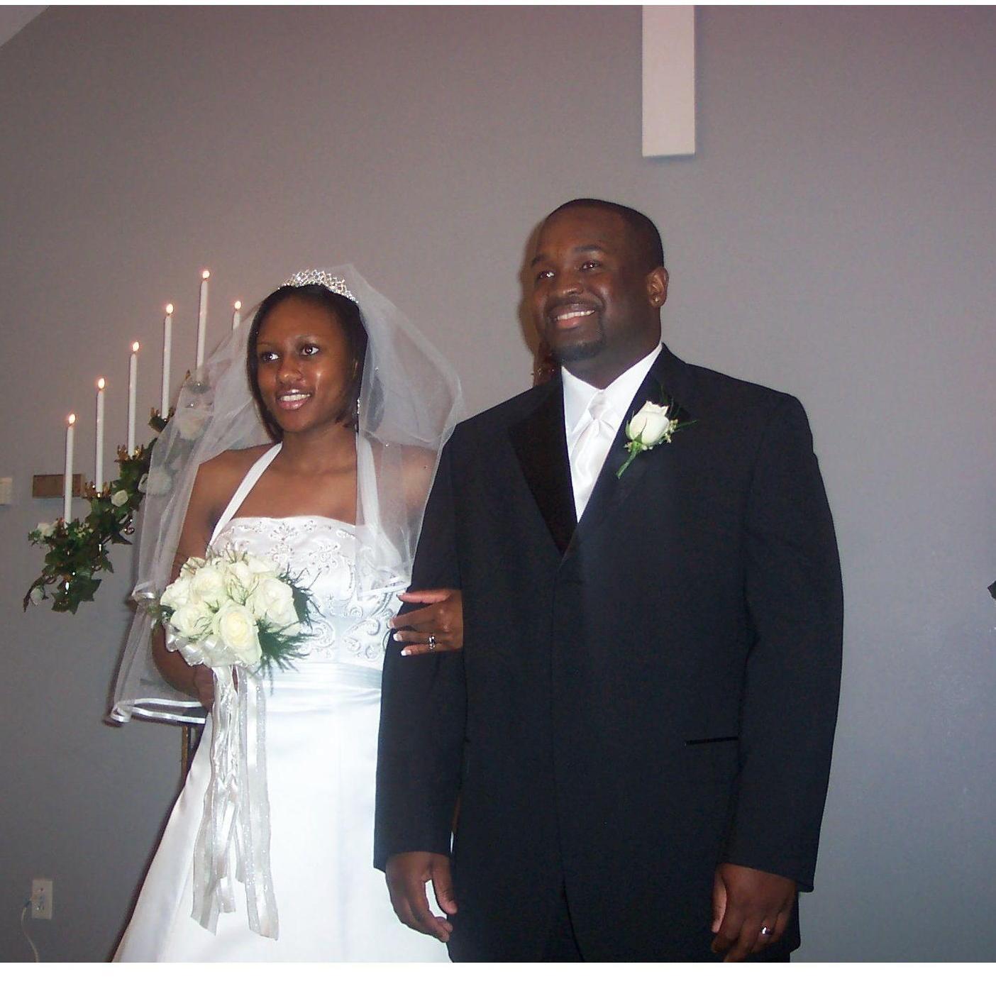 2005 - Our wedding ceremony October 8, 2005 in Huntsville, AL.