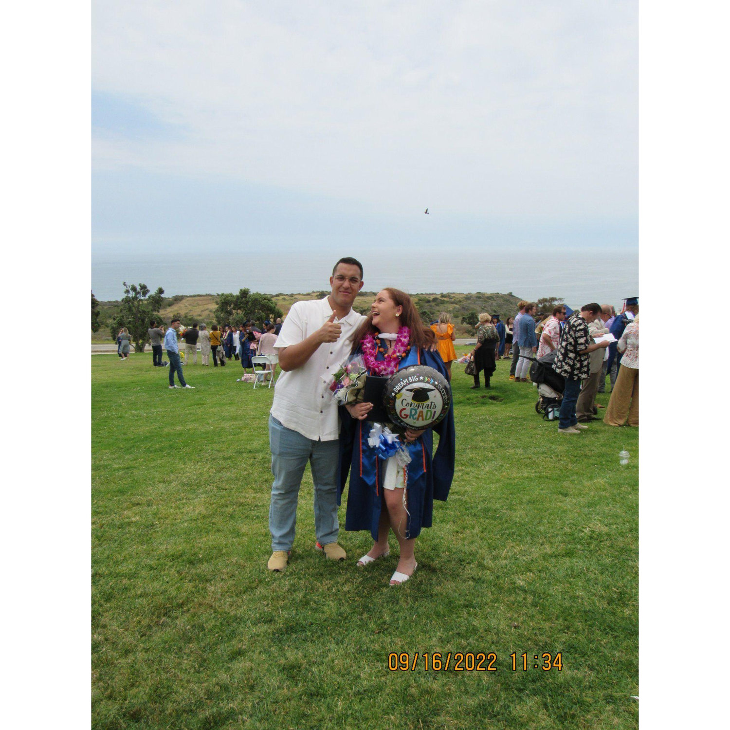 Celebrating Jenna's graduation from Pepperdine University