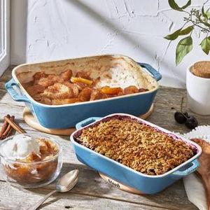 Staub Rustic 2-Piece Rectangular Baking Dish Set