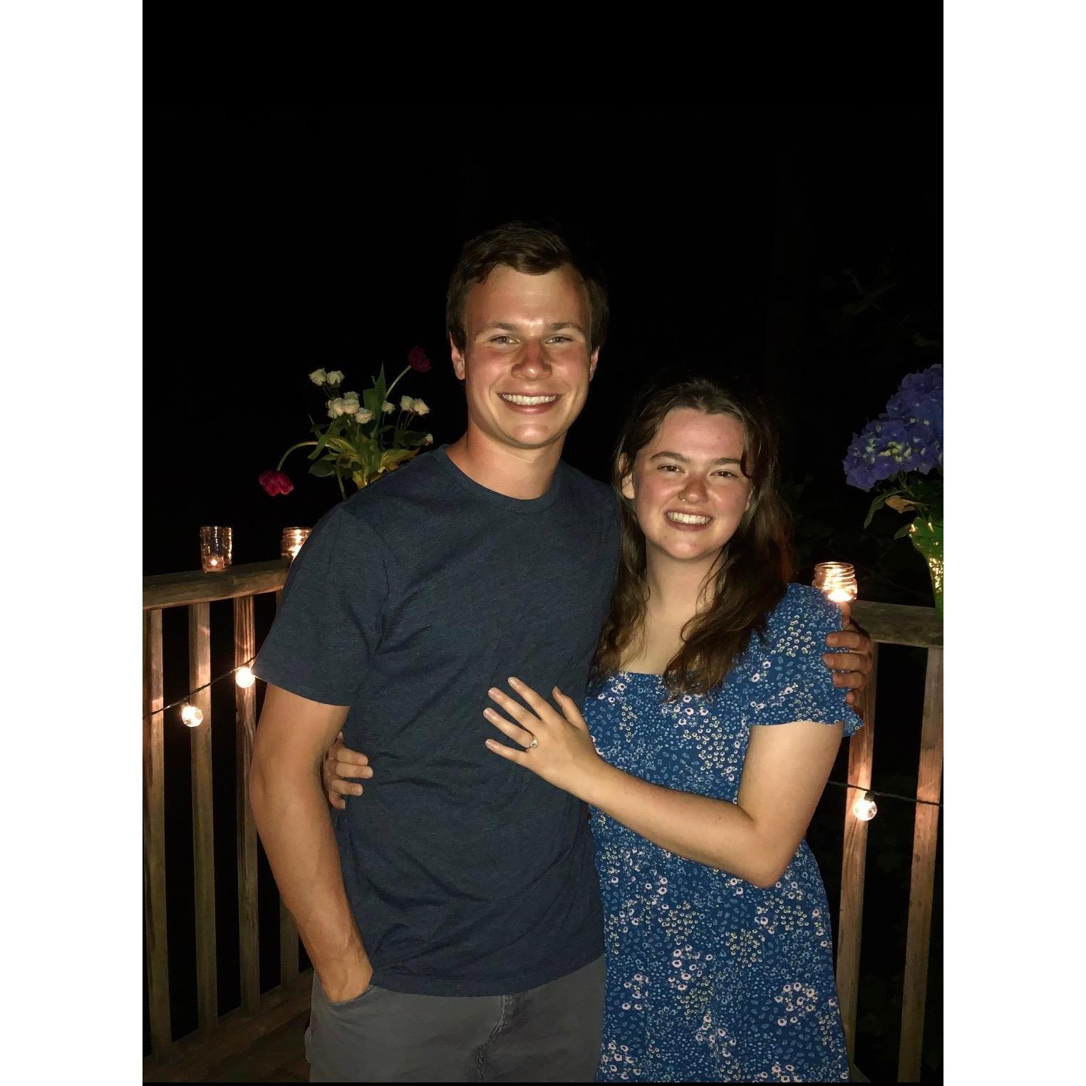 Right after our engagement!