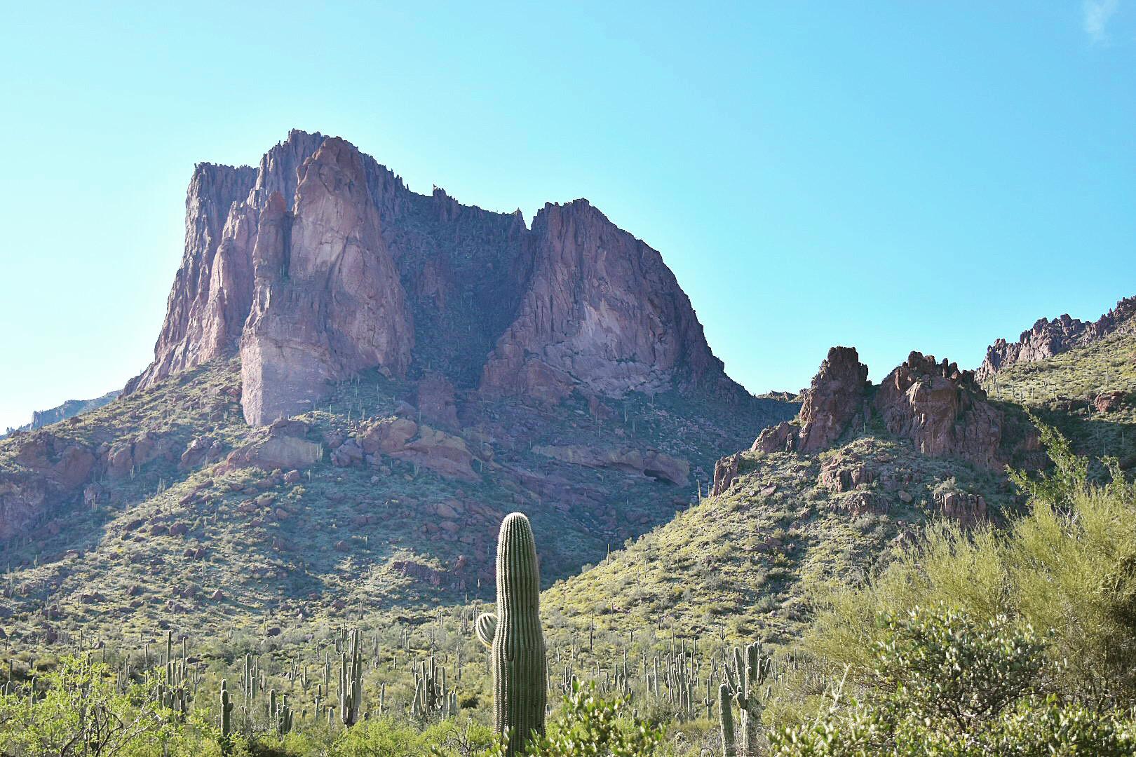 April 2020 - hiking Wave Cave Trail in the Superstition Mountains