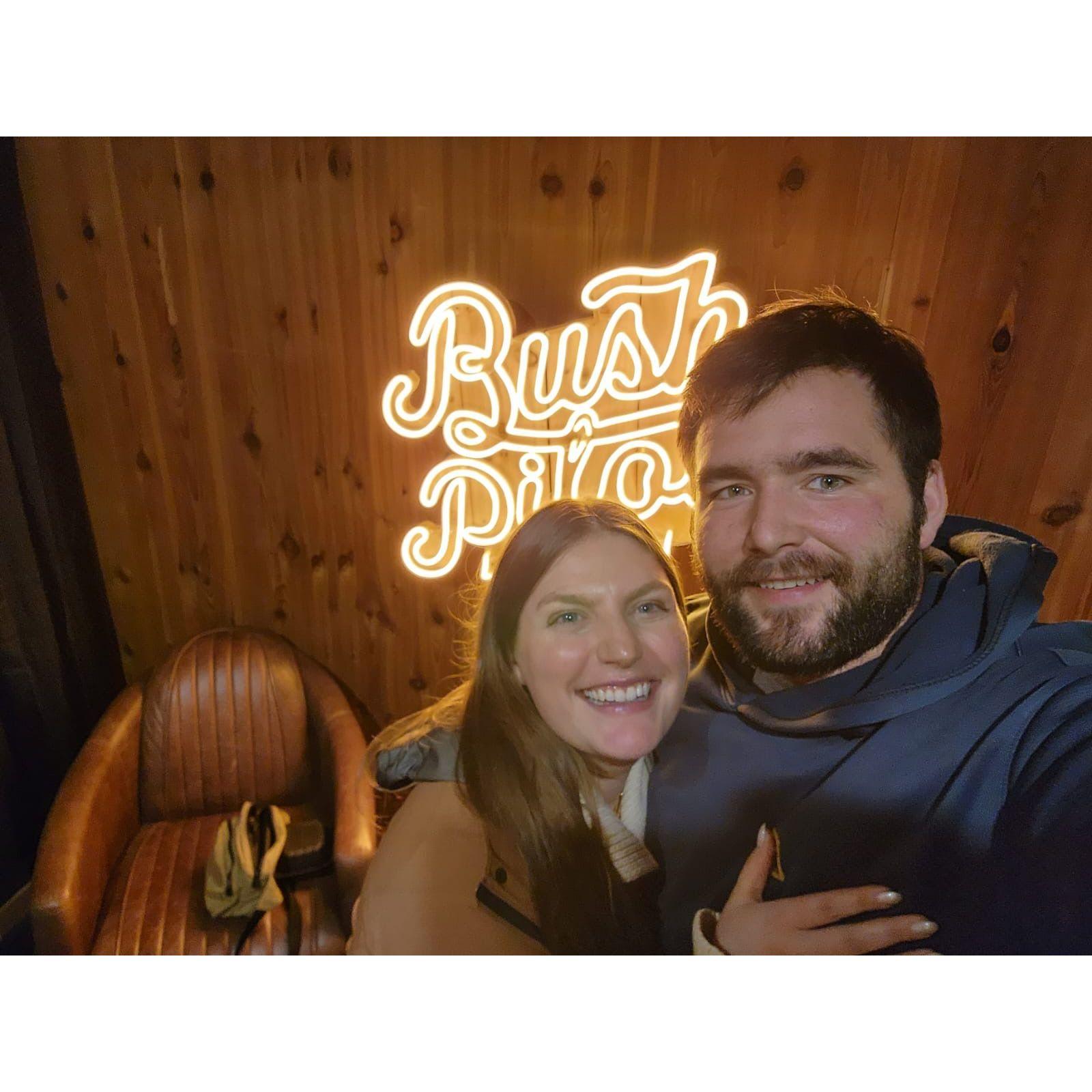 Date night in Ketchikan during Patrick's dive season