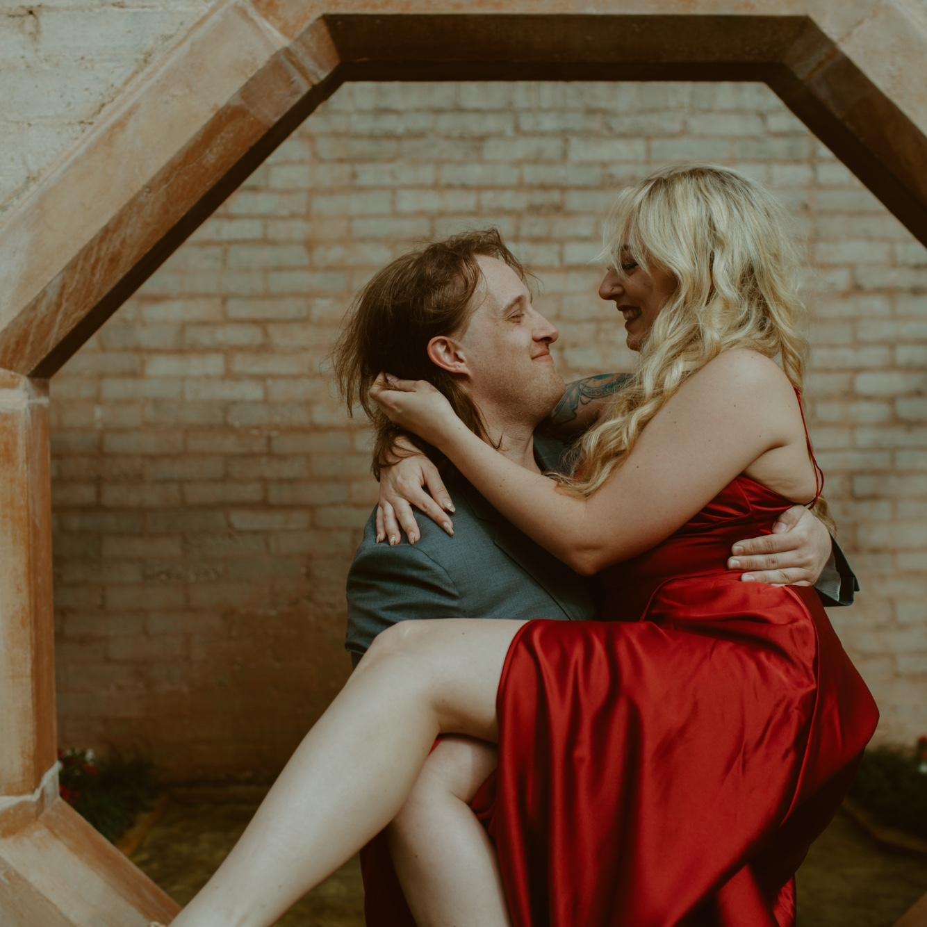Engagement pictures at Bok Tower