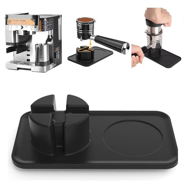 Ultimate Barista-Grade Espresso Tamping Base for Ninja Luxe Café, Precision Portafilter Holder & Tamping Station, Elite Food-Grade Silicone, Ninja Espresso Machine Accessories