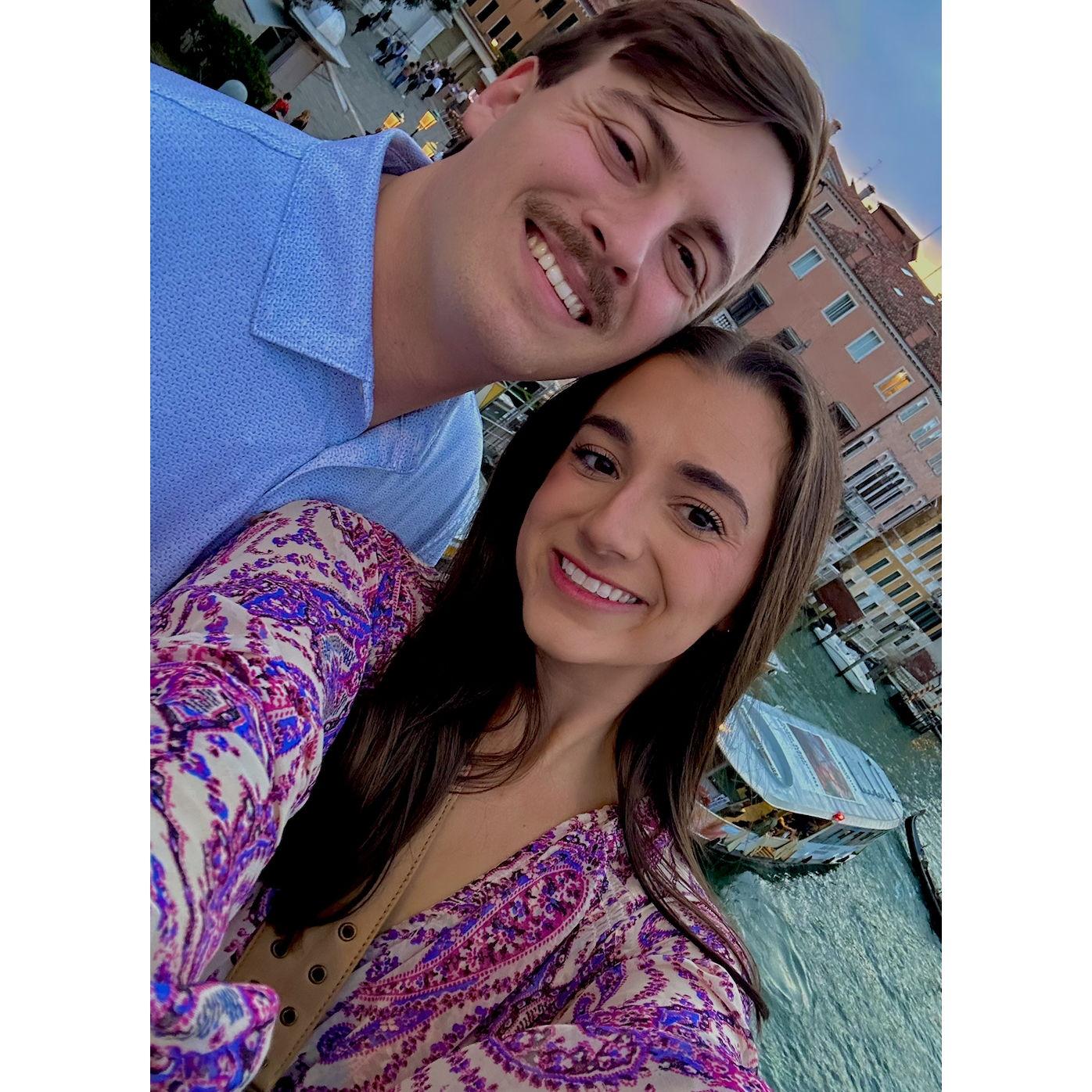 Exploring Venice on Heidi & Noah's four-year anniversary