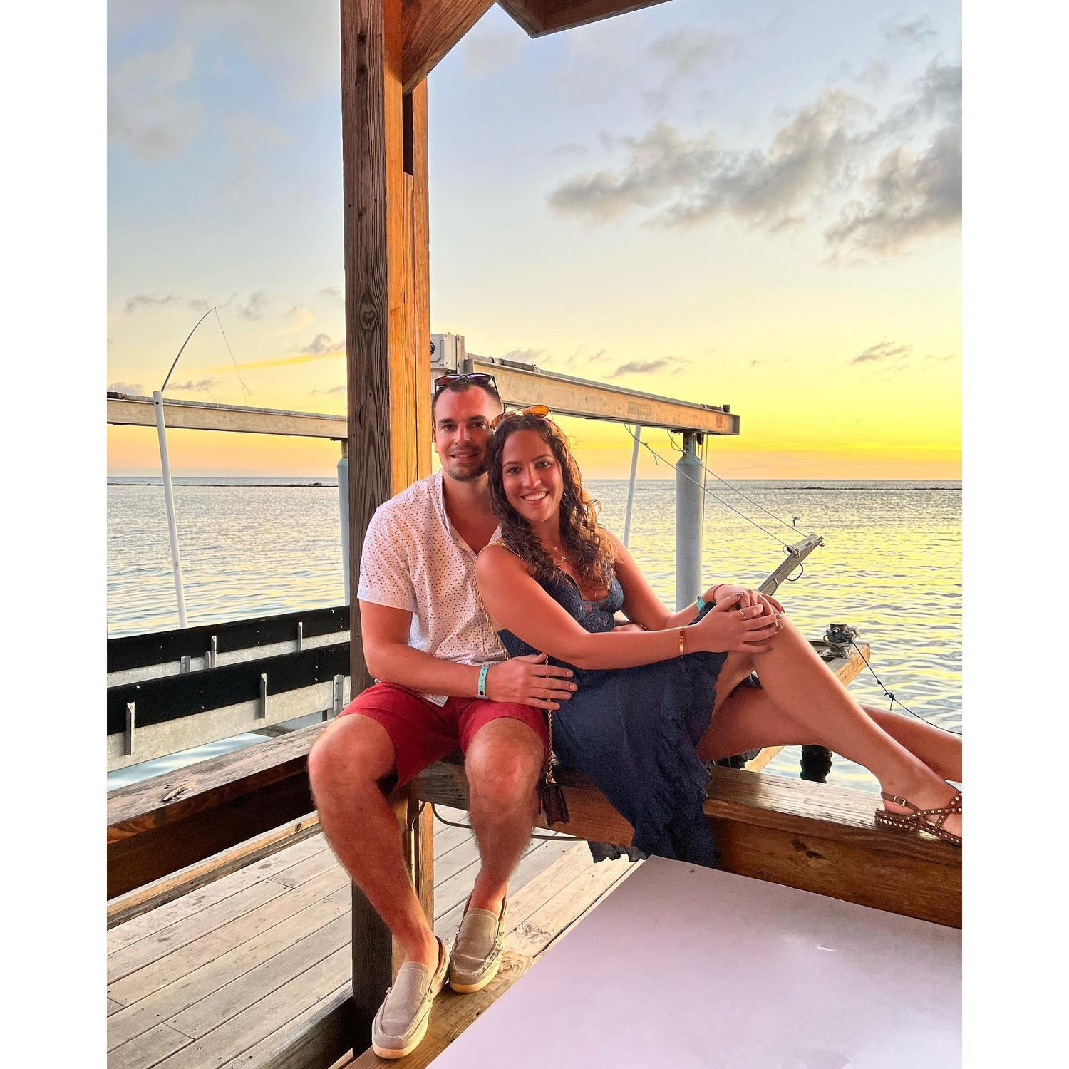 Michael and Maya on their first vacation to Aruba in January 2022!