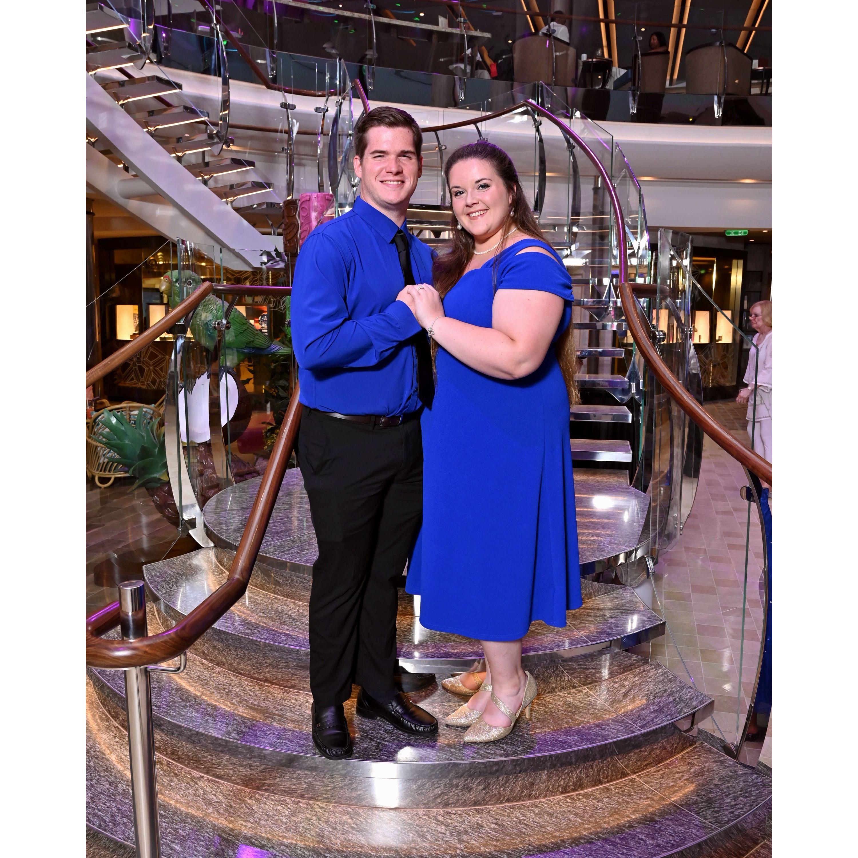 Nick and Aimee on the Utopia of the Seas (2024)