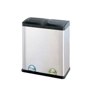 Neu Home Step Open Trash Can Shiney Silver