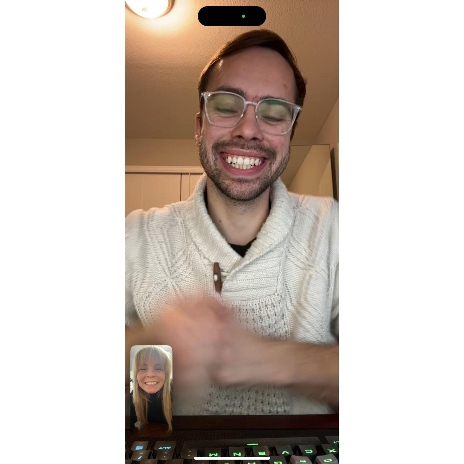 One of many of our FaceTime dates