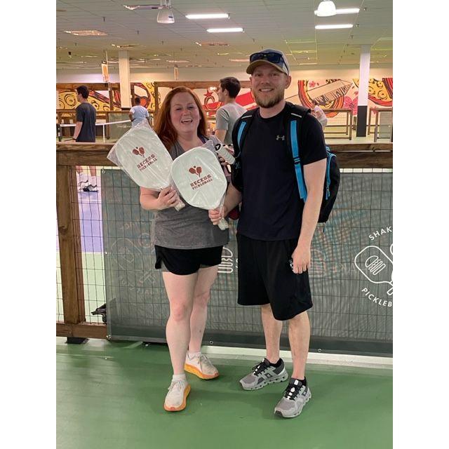 Pickleball Champs! Undefeated in our first tournament.