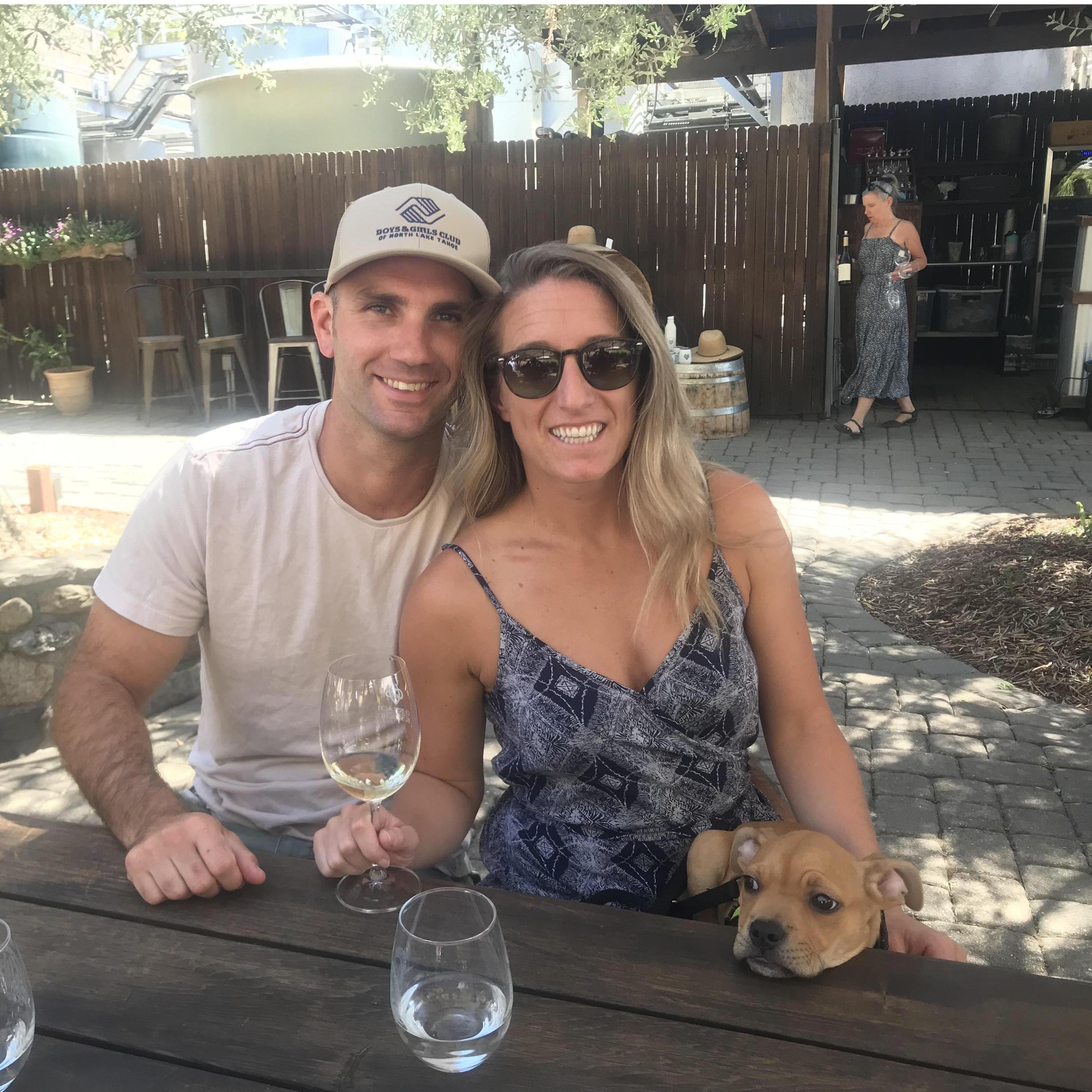 First family photo in Sonoma, September 2019