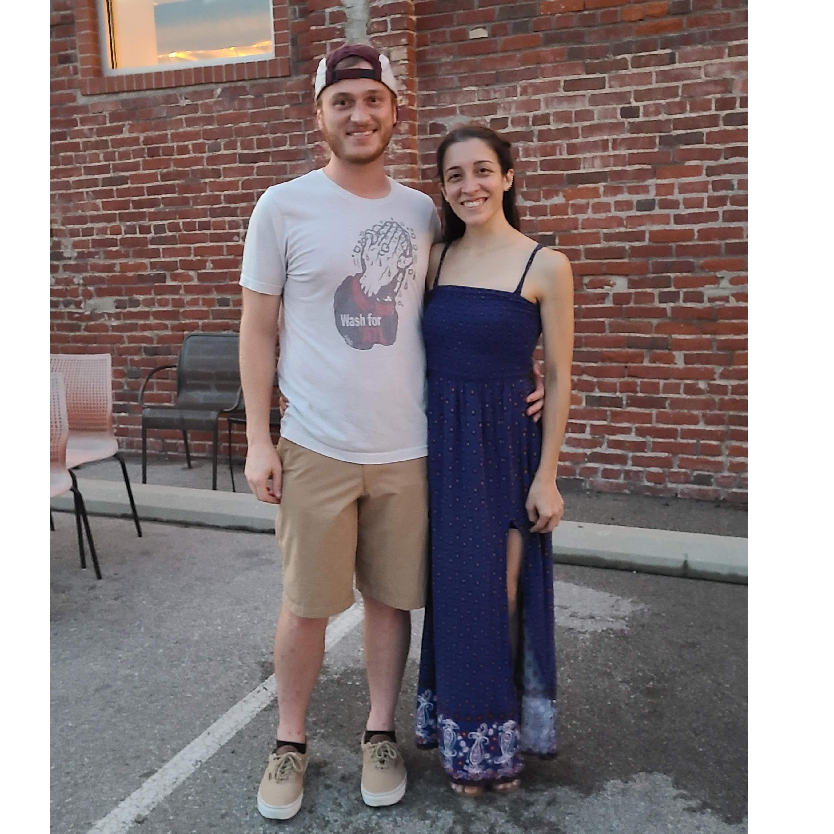 At Anita and Joel's rehearsal in Indianapolis