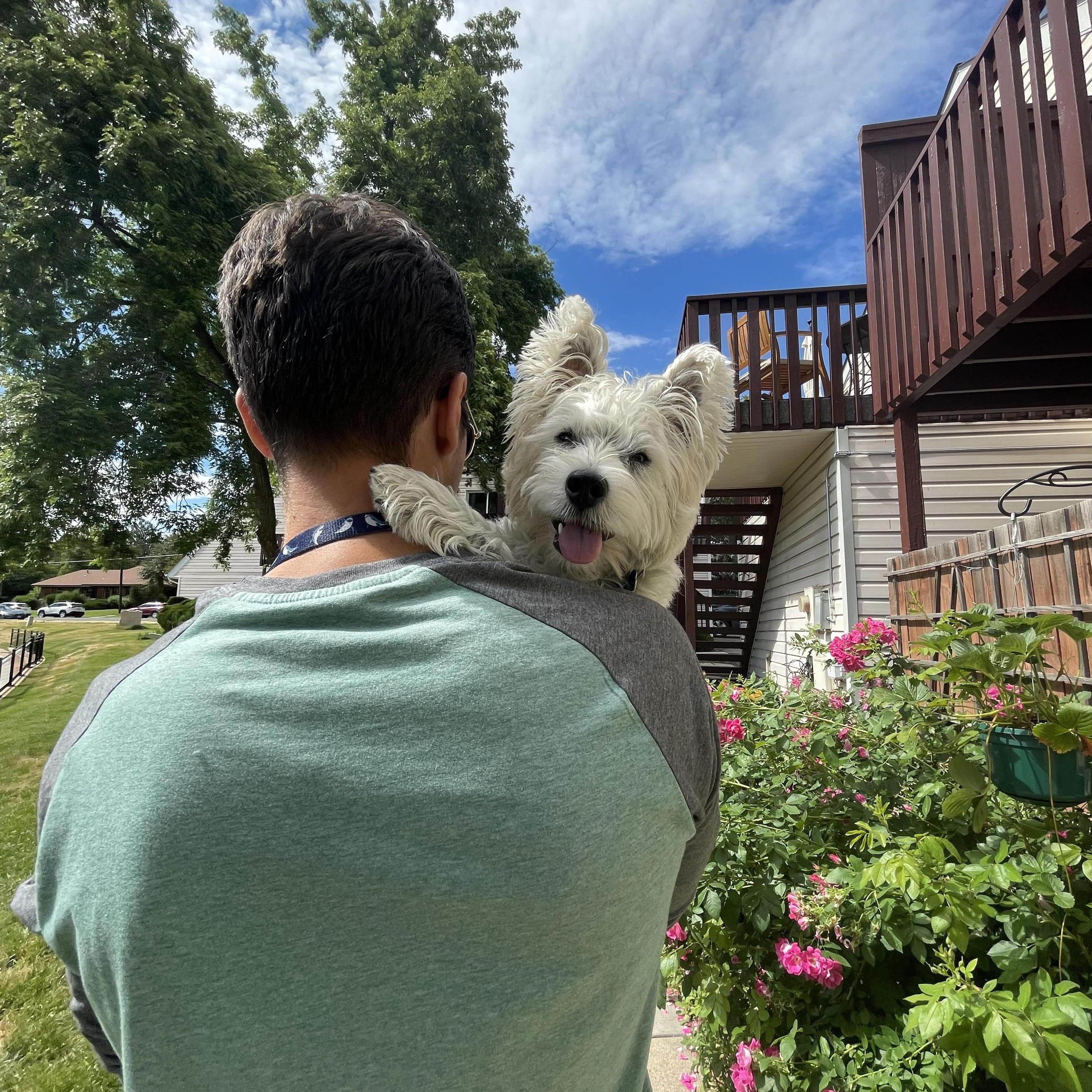 lil guy loves to be held. so does Katie.