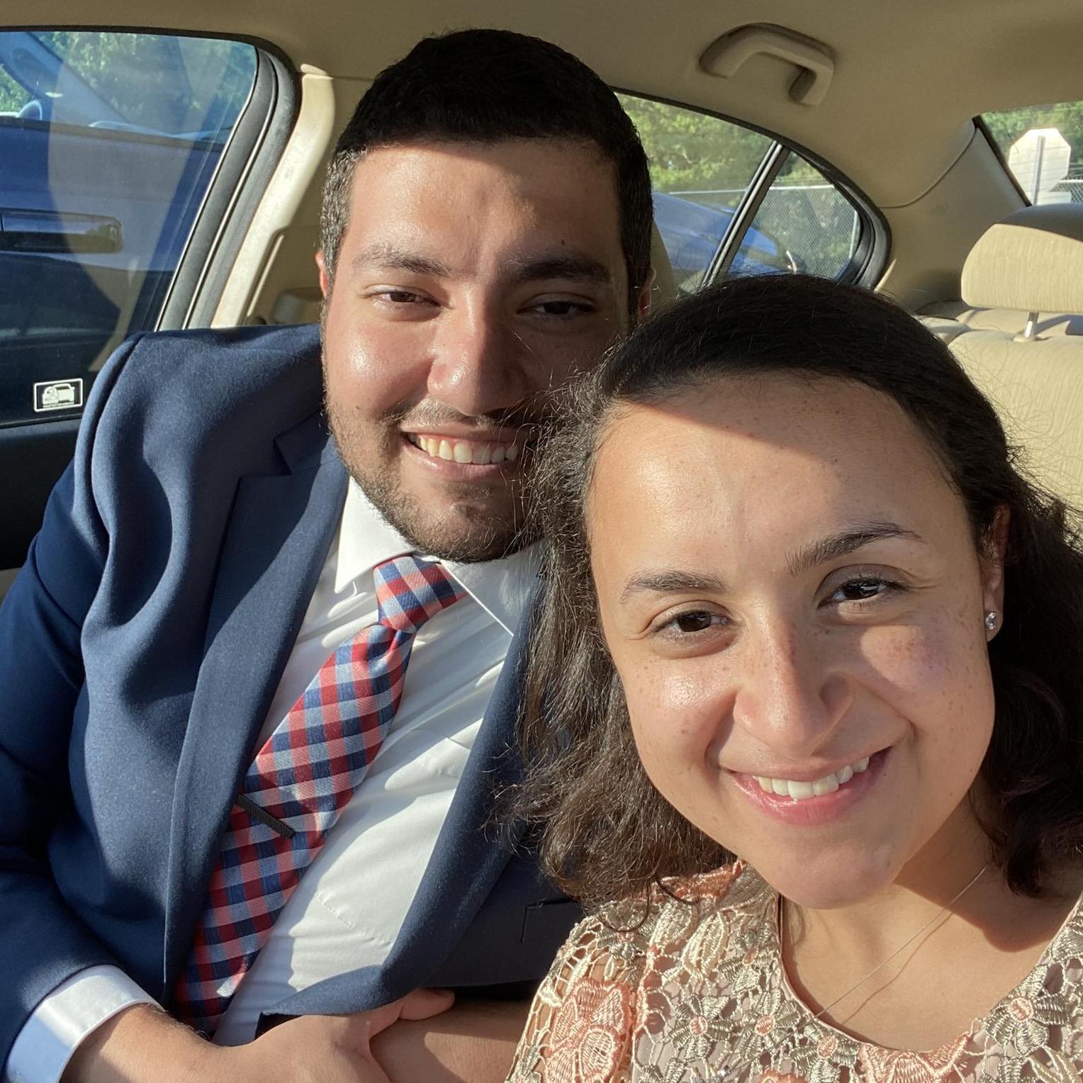 All dressed up for a wedding