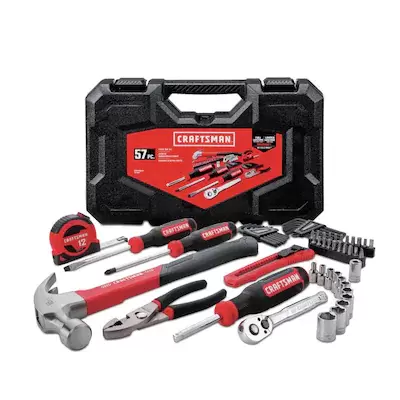 CRAFTSMAN 57-Piece Household Tool Set with Hard Case