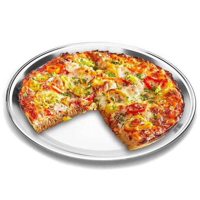 Fox Run Pizza Pan, Stainless Steel, 16" Round Tray
