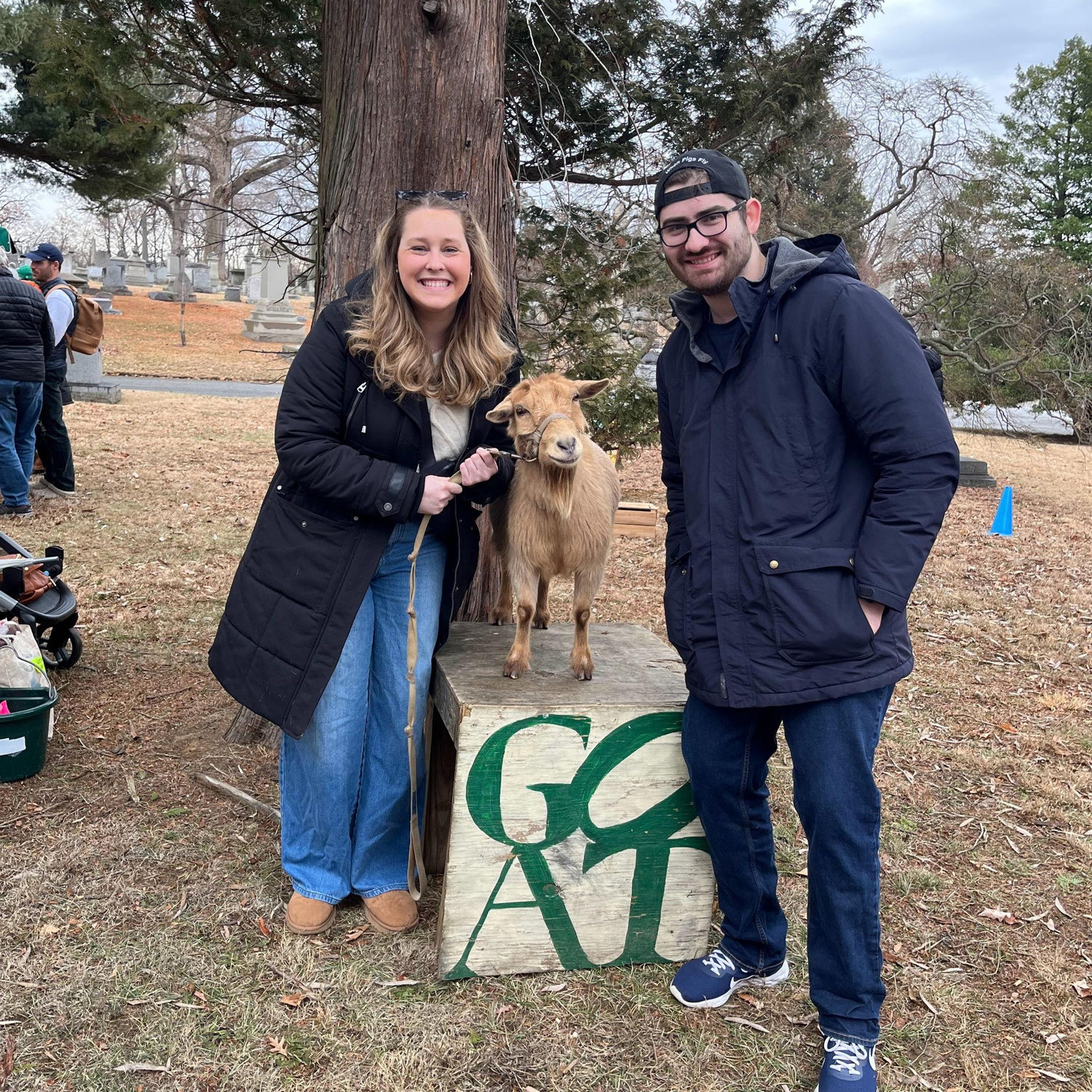 January 2025 - Donated our Christmas tree to the Philly Goat Project